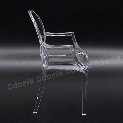  Odoria 1:6 Miniature Ghost Chair Dollhouse Furniture Accessories