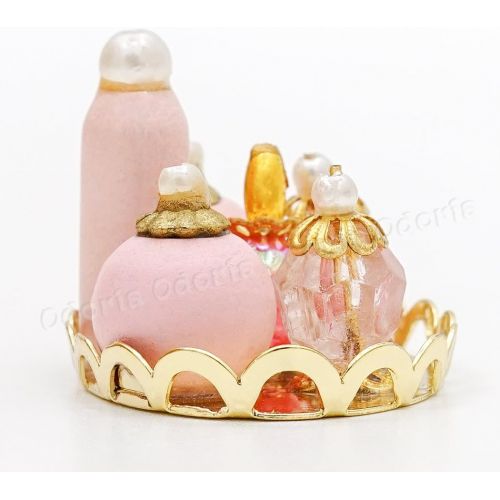  Odoria 1:12 Miniature Makeup Perfume Bottle Mini Make up Set Dollhouse Bathroom Accessories