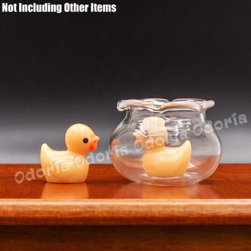  Odoria 1:12 Miniature Empty Fish Bowl Dollhouse Decoration Accessories