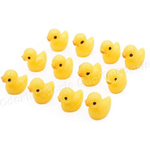  Odoria 1:12 Mini Ducks 12Pcs Miniature Duck Dollhouse Fairy Garden Accessories