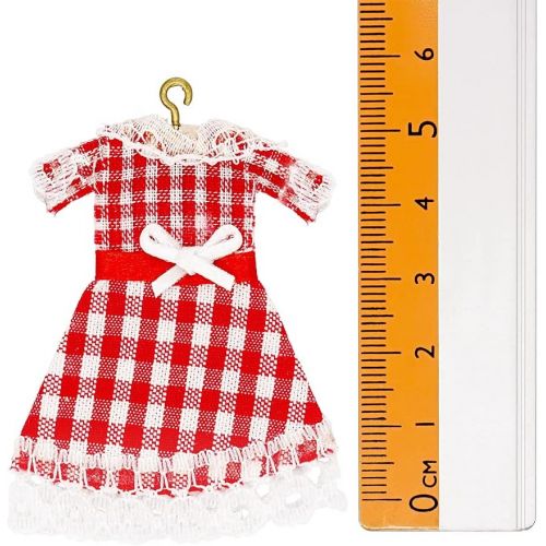  Odoria 1:12 Miniature Clothes and Hanger Dollhouse Decoration Accessories