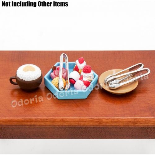  Odoria 1:12 Miniature 3Pcs Dessert Tongs Baking Supplies Utensils Dollhouse Kitchen Food Accessories