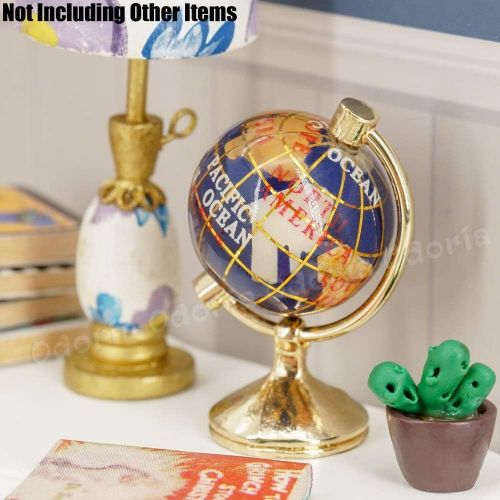  Odoria 1:12 Miniature World Globe School Supplies Dollhouse Decoration Accessories