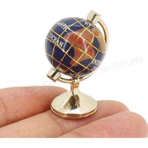  Odoria 1:12 Miniature World Globe School Supplies Dollhouse Decoration Accessories