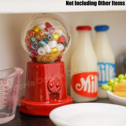  Odoria 1:12 Miniature Gumball Machine Dollhouse Decoration Accessories