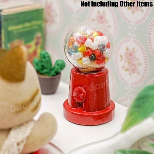  Odoria 1:12 Miniature Gumball Machine Dollhouse Decoration Accessories