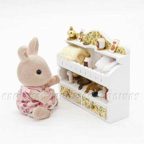  Odoria 1:12 Miniature Makeup Towels Mini Perfume Make up Set Dollhouse Bathroom Furniture Accessories