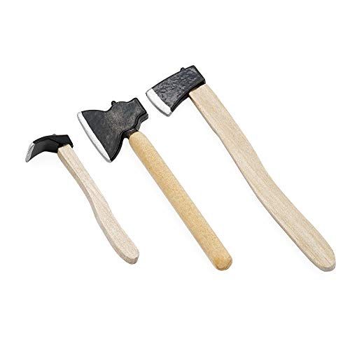  Odoria 1:12 Miniature Axe Tools for Felling Firewood Fairy Garden Tool Dollhouse Furniture Accessories