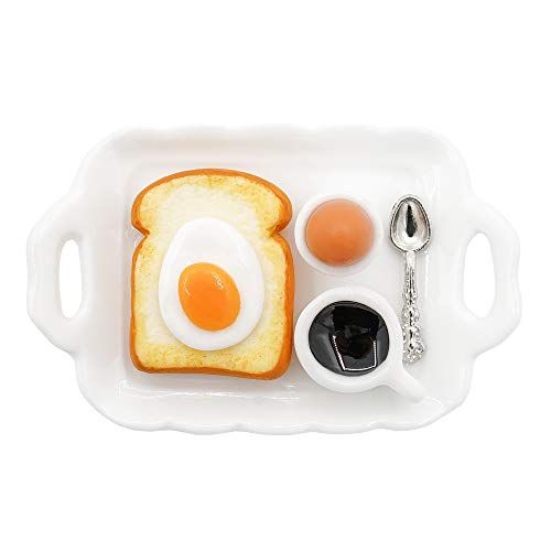  Odoria 1:12 Miniature Breakfast Food Dollhouse Decoration Accessories, B