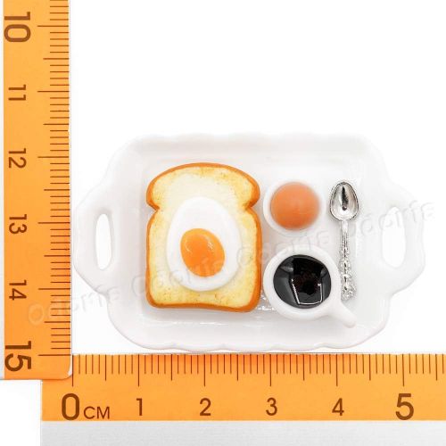  Odoria 1:12 Miniature Breakfast Food Dollhouse Decoration Accessories, B