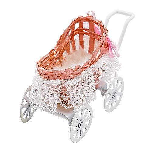  Odoria 1:12 Miniature Stroller Dollhouse Furniture Decoration Accessories