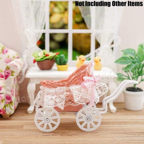  Odoria 1:12 Miniature Stroller Dollhouse Furniture Decoration Accessories