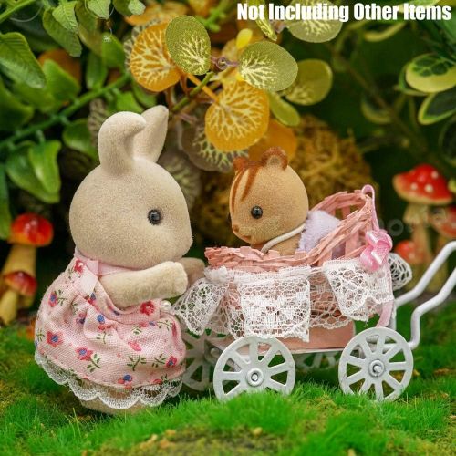  Odoria 1:12 Miniature Stroller Dollhouse Furniture Decoration Accessories