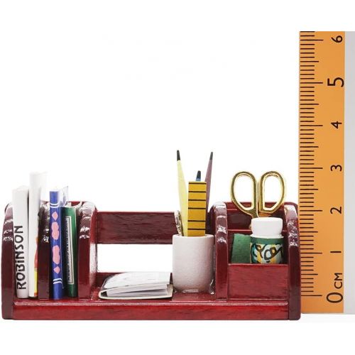  Odoria 1:6 Miniature Office Supplies Desk Furniture Dollhouse Decoration Accessories