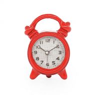 Odoria 1:12 Miniature Alarm Clock Dollhouse Decoration Accessories, Red