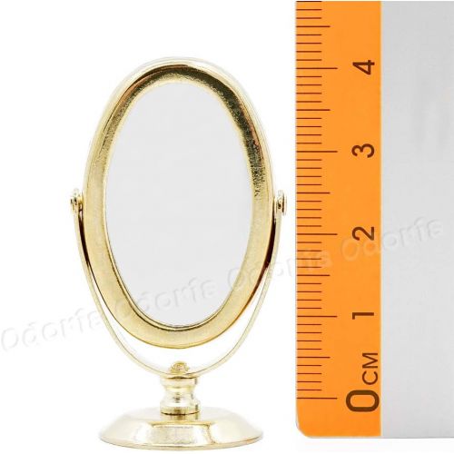  Odoria 1:12 Miniature Mirror Dollhouse Bathroom Accessories