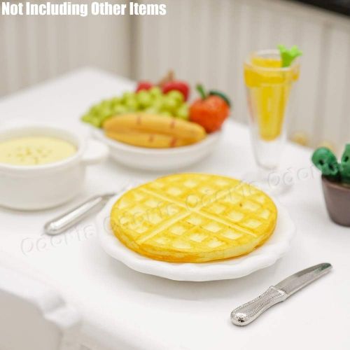  Odoria 1:12 Miniature Waffle Maker Appliance for Dessert Breakfast Dollhouse Kitchen Food Accessories