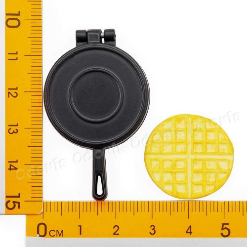  Odoria 1:12 Miniature Waffle Maker Appliance for Dessert Breakfast Dollhouse Kitchen Food Accessories