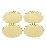 Odoria 1:6 Miniature 4Pcs Dish Plates Platter for Dessert Dollhouse Kitchen Food Tableware Accessories