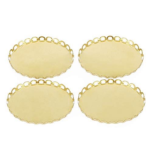  Odoria 1:6 Miniature 4Pcs Dish Plates Platter for Dessert Dollhouse Kitchen Food Tableware Accessories
