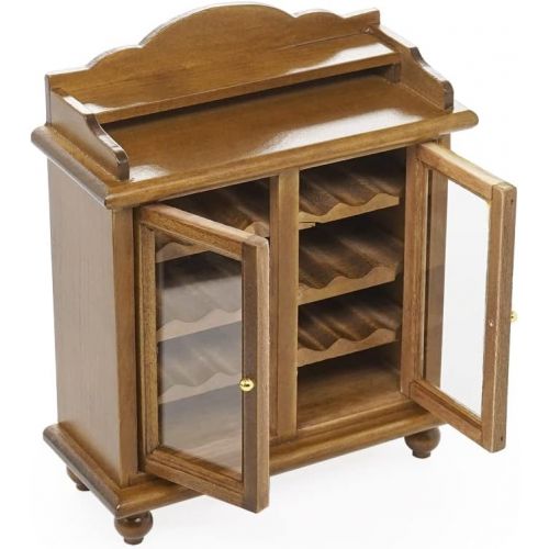  Odoria 1:12 Miniature Kitchen Storage Cabinet Dollhouse Furniture Accessories