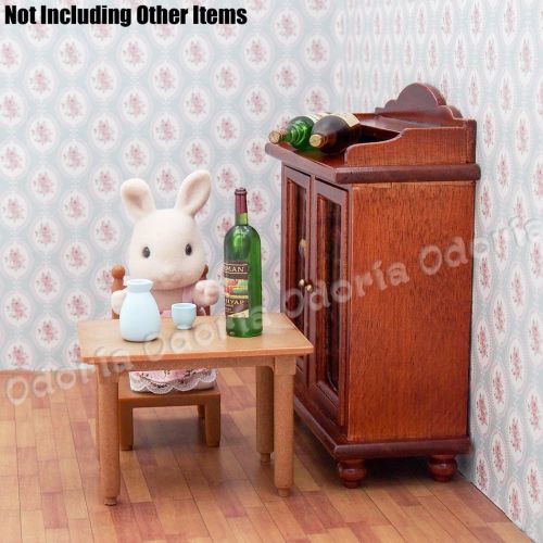  Odoria 1:12 Miniature Kitchen Storage Cabinet Dollhouse Furniture Accessories