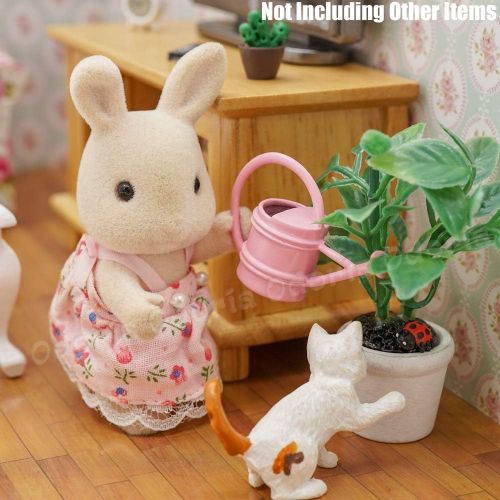  Odoria 1:12 Mini Watering Can Miniature Fairy Garden Tool for Plants Dollhouse Furniture Accessories