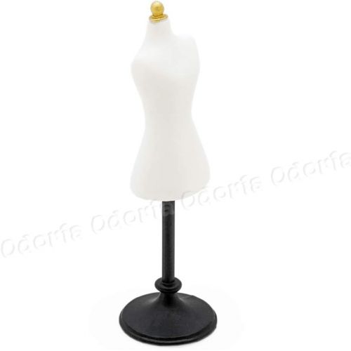  Odoria 1:24 Miniature Dress Form Mannequin Dollhouse Decoration Accessories, White