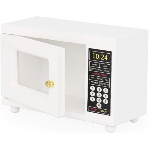  Odoria 1:12 Miniature Toaster Oven Microwave Appliance Dollhouse Kitchen Food Accessories