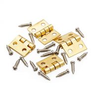 Odoria 1:12 Miniature Hinges and Screws Door Hardware Dollhouse Decoration Accessories