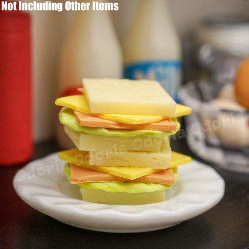  Odoria 1:12 Miniature Sandwich Food Dollhouse Decoration Accessories