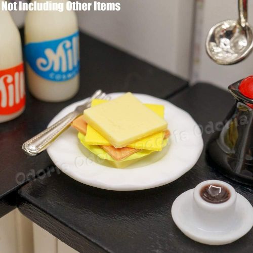  Odoria 1:12 Miniature Sandwich Food Dollhouse Decoration Accessories