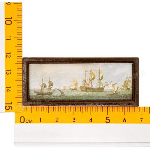  Odoria 1:12 Miniature Wall Framed Painting Art Dollhouse Decoration Accessories