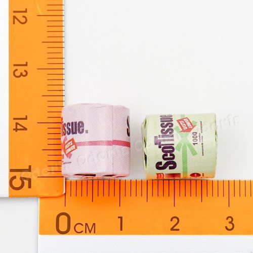  Odoria 1:12 Miniature 3Pcs Paper Towels Set Dollhouse Bathroom Accessories