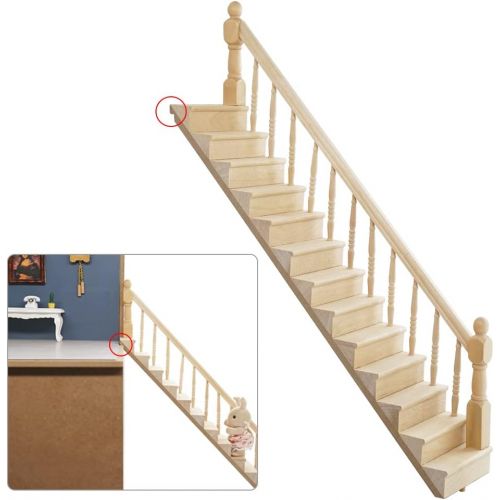  Odoria 1:12 Miniature Stair Staircase Dollhouse Kitchen Furniture Accessories