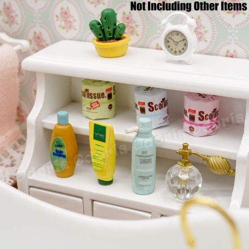  Odoria Odoria 1:12 Miniature Shampoo Lotion Perfume Toilet Paper Rolls Dollhouse Bathroom Accessories