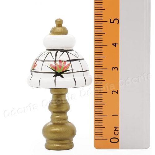  Odoria 1:12 Miniature Table Desk Lamp Light Dollhouse Decoration Accessories