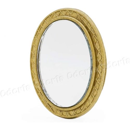  Odoria 1:12 Miniature Antique Mirror Dollhouse Bathroom Accessories