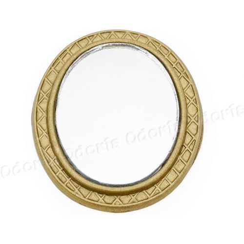  Odoria 1:12 Miniature Antique Mirror Dollhouse Bathroom Accessories