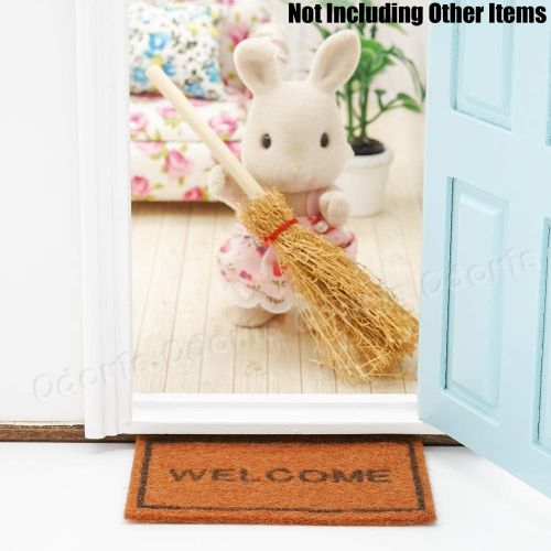  Odoria 1:12 Miniature Welcome Mat Flooring Rug Dollhouse Decoration Accessories