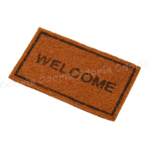  Odoria 1:12 Miniature Welcome Mat Flooring Rug Dollhouse Decoration Accessories