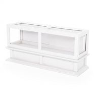 Odoria 1:12 Miniature Bakery Display Case Cake Stand Dollhouse Furniture Accessories, White