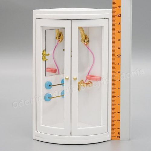  Odoria 1:12 Miniature Bath Shower Dollhouse Bathroom Furniture Accessories