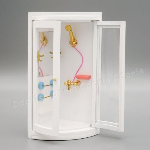  Odoria 1:12 Miniature Bath Shower Dollhouse Bathroom Furniture Accessories