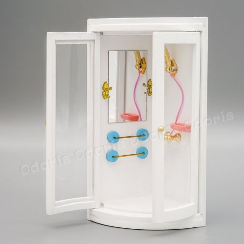  Odoria 1:12 Miniature Bath Shower Dollhouse Bathroom Furniture Accessories