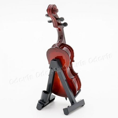  Odoria 1:12 Miniature Cello Mini Musical Instrument Dollhouse Furniture Model Decoration