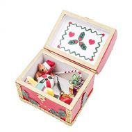 Odoria 1:12 Miniature Treasures Chest Storage Trunk for Christmas Dollhouse Furniture Decoration Accessories
