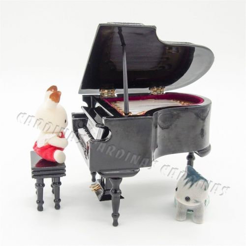  Odoria 1:12 Miniature Piano Mini Musical Instrument Dollhouse Furniture Model Decoration