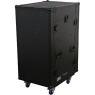 Odyssey FZ1116WDLXBL Flight Zone ATA DLX Combo Rack Case (Black)