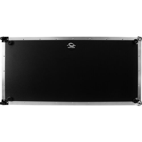  Odyssey DJ Coffin Flight Case with Wheels for Pioneer DJM-A9 / CDJ-3000 (Silver on Black)